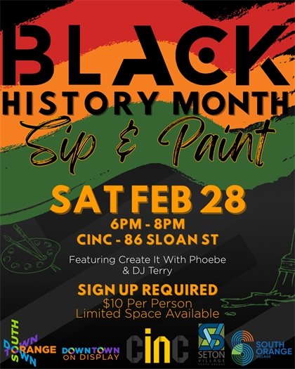 Sip and Paint Black History Month