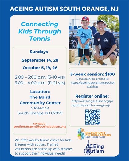 Aceing Autism: Tennis Clinics