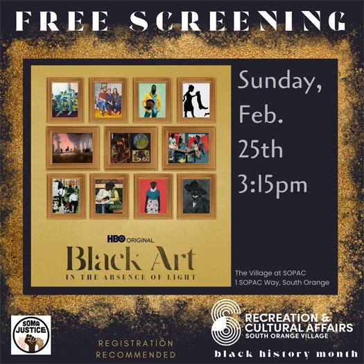 Free Screening of Black Art: In the Absence of Light Sunday Feb. 25th at 3:15pm