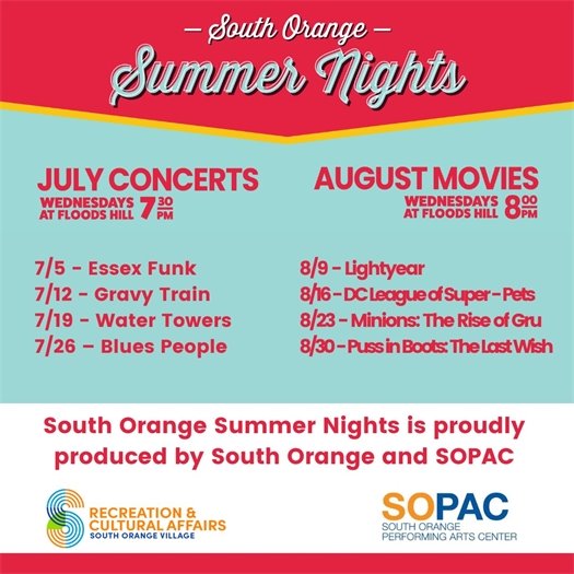 Summer Night Concert and Movie Series
