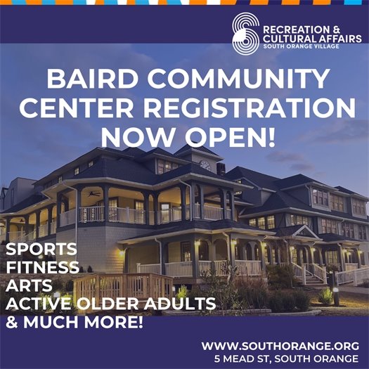 Baird Community Center Registration Now Open!
