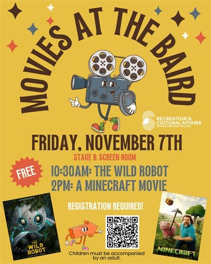 Fall Break Movies at the Baird 