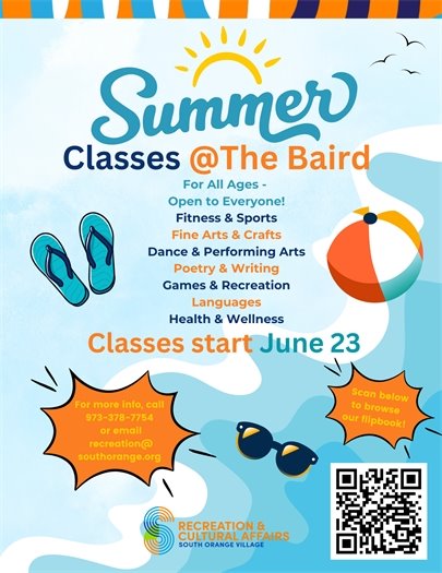 Summer Baird Classes 2025