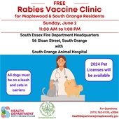 Rabies vaccine clinic 2024