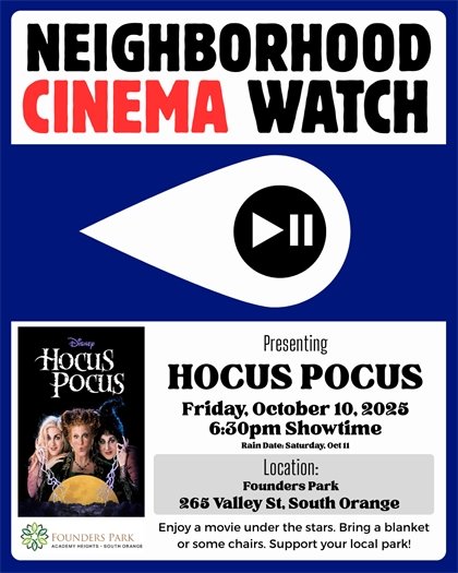 Movie in Founders Park 