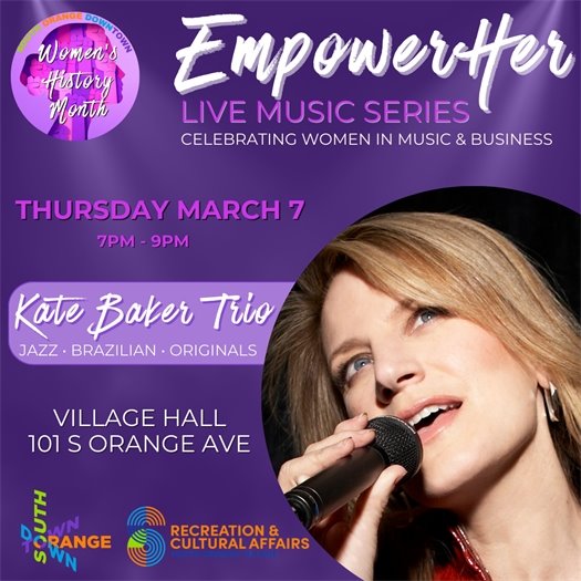 EmpowerHer Music Series - Kate Baker Trio 