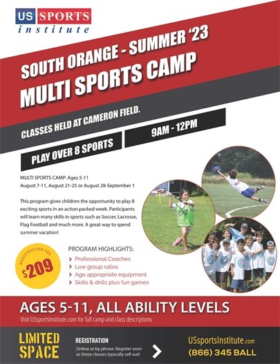 Multi-Sports Camps for Ages 5-11