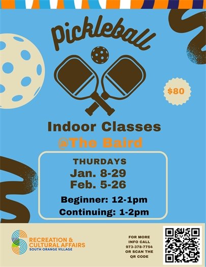 Pickleball Classes at the Baird 