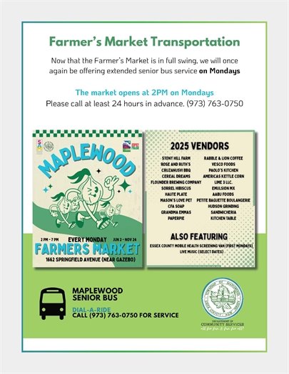 maplewood farmers mkt