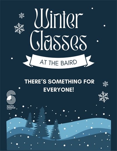 Winter Classes at the Baird 