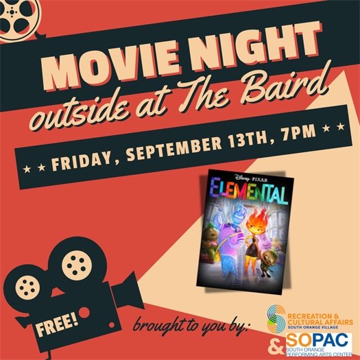 Movie Night on the Baird Terrace