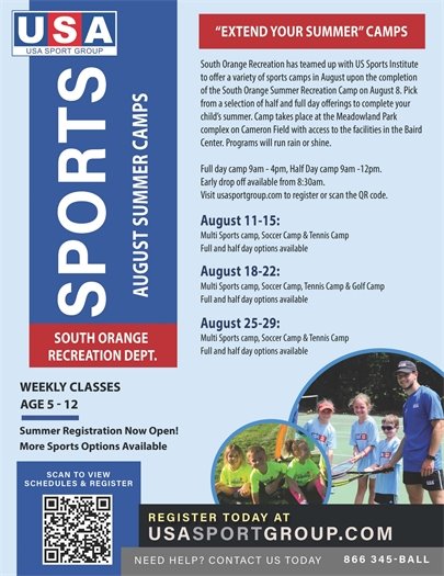 Late Summer Camp Options