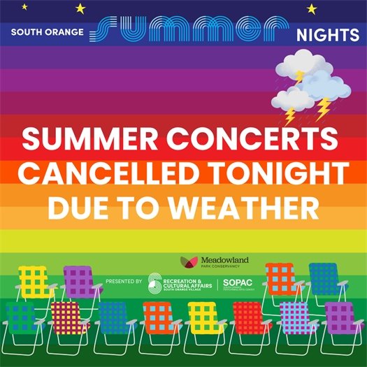 Summer Concert Cancelled