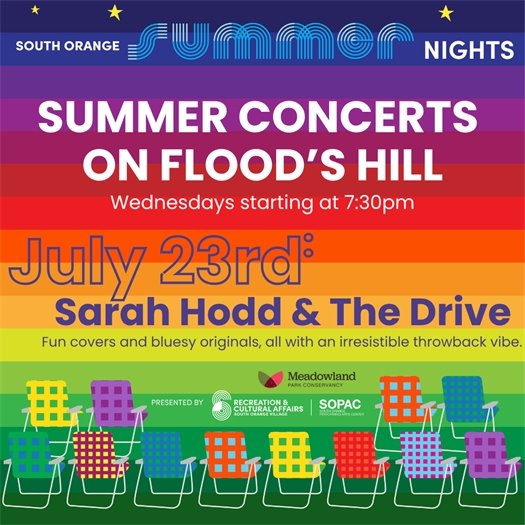 Summer Concerts - Sarah Hodd & The Drive 