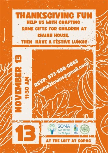 SOMA Two Towns: November 13th Thanksgiving Fun