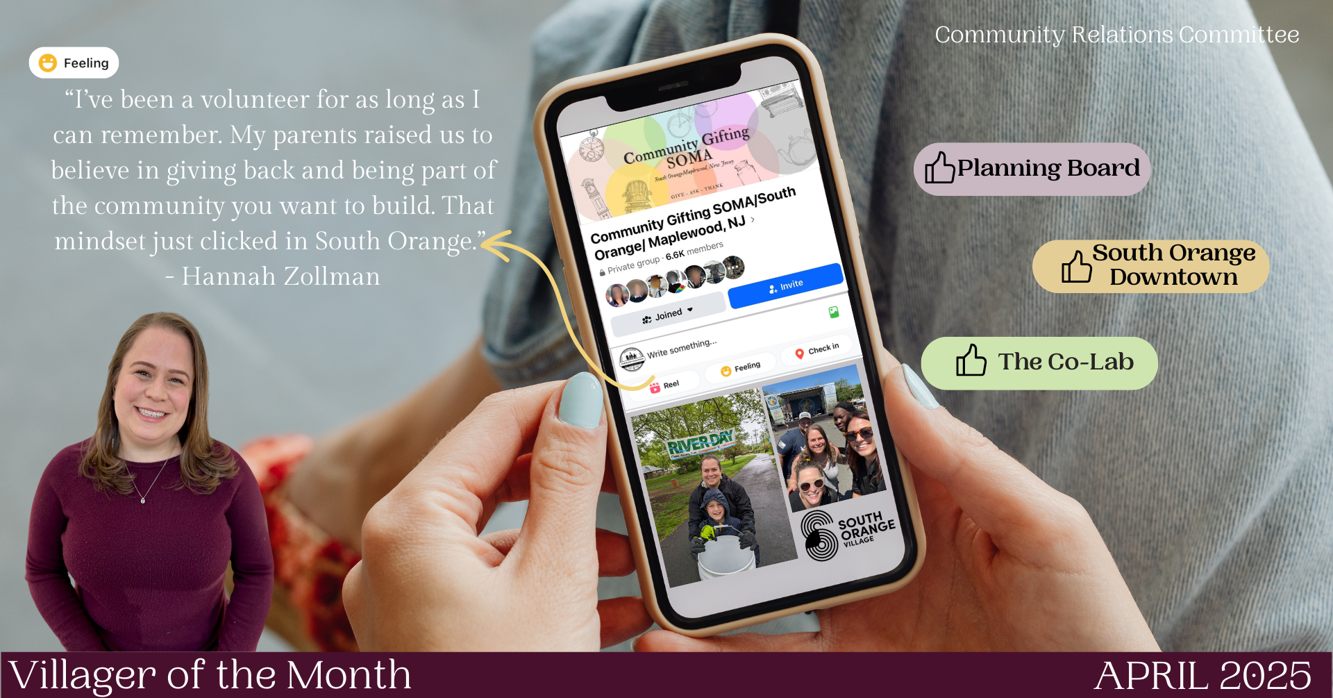 Hannah Zollman Villager of the Month